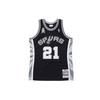 X NBA Сан-Антонио Спёрс 2001-02 Игровые майки 'Тим Данкан 21' Мужские AJY4GS18456-SASBLCK01TDU