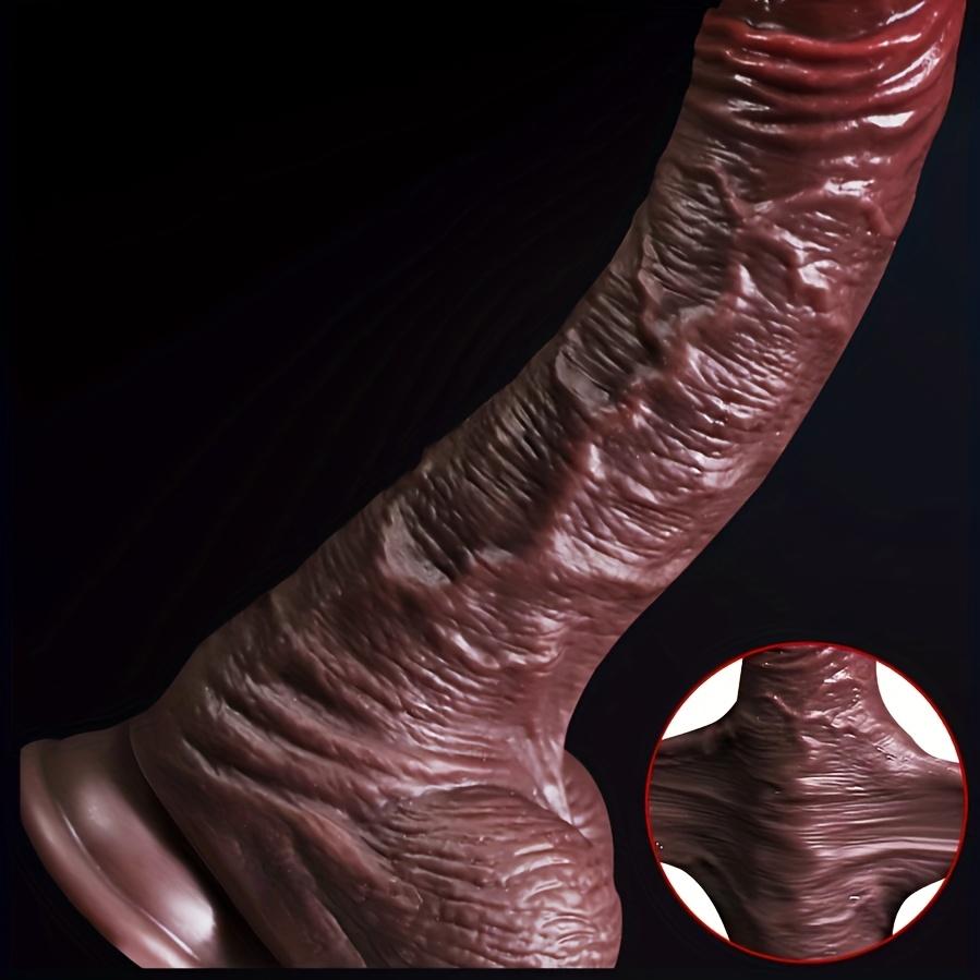 Крупногабаритная имитация настоящего и поддельного дилдо для взрослых, секс-игрушка, увеличенный размер дилдо, средний и высокий класс для пар, секс-игрушка унисекс, анальная пробка для точки G, женская игрушка