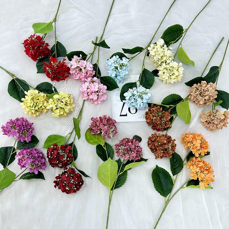 Artificial Hydrangea Flower Wedding Hotel Restaurant Desktop Decoration Ornament