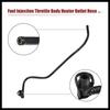 1 Set Engine Throttle Body Heater Inlet Outlet Pipe Hose Fit for Chevy Cruze 2011-2015 for Chevy Sonic 2012-2018 1.8L 55569809 55579102 Durable