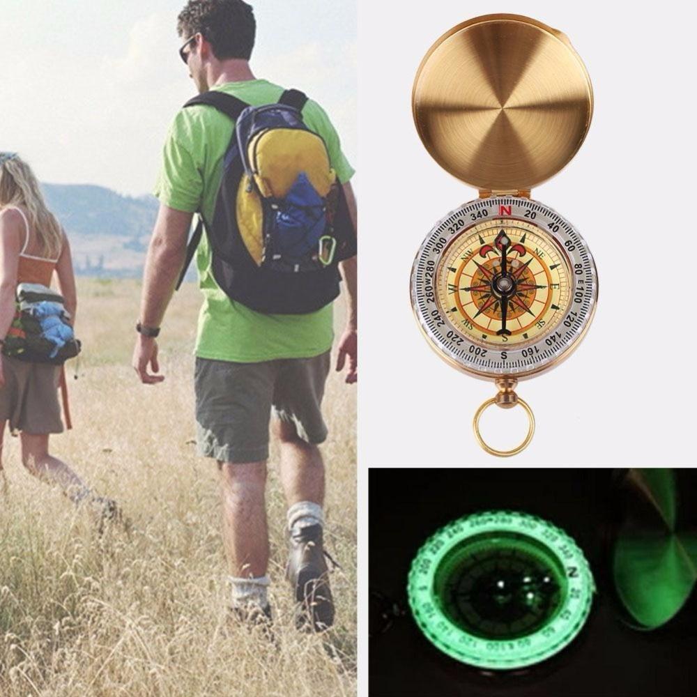 Светящийся компас, откидная крышка, многофункциональный виброустойчивый компас для пешего туризма, инструменты для выживания в кемпинге