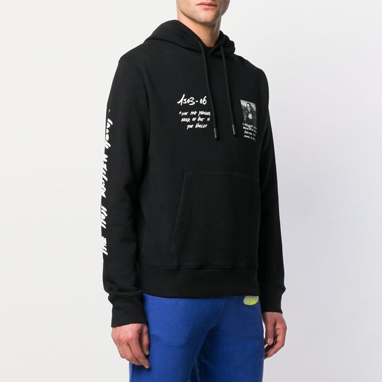 OFF WHITE Худи с принтом Basquiat OMBB034S190030051020
