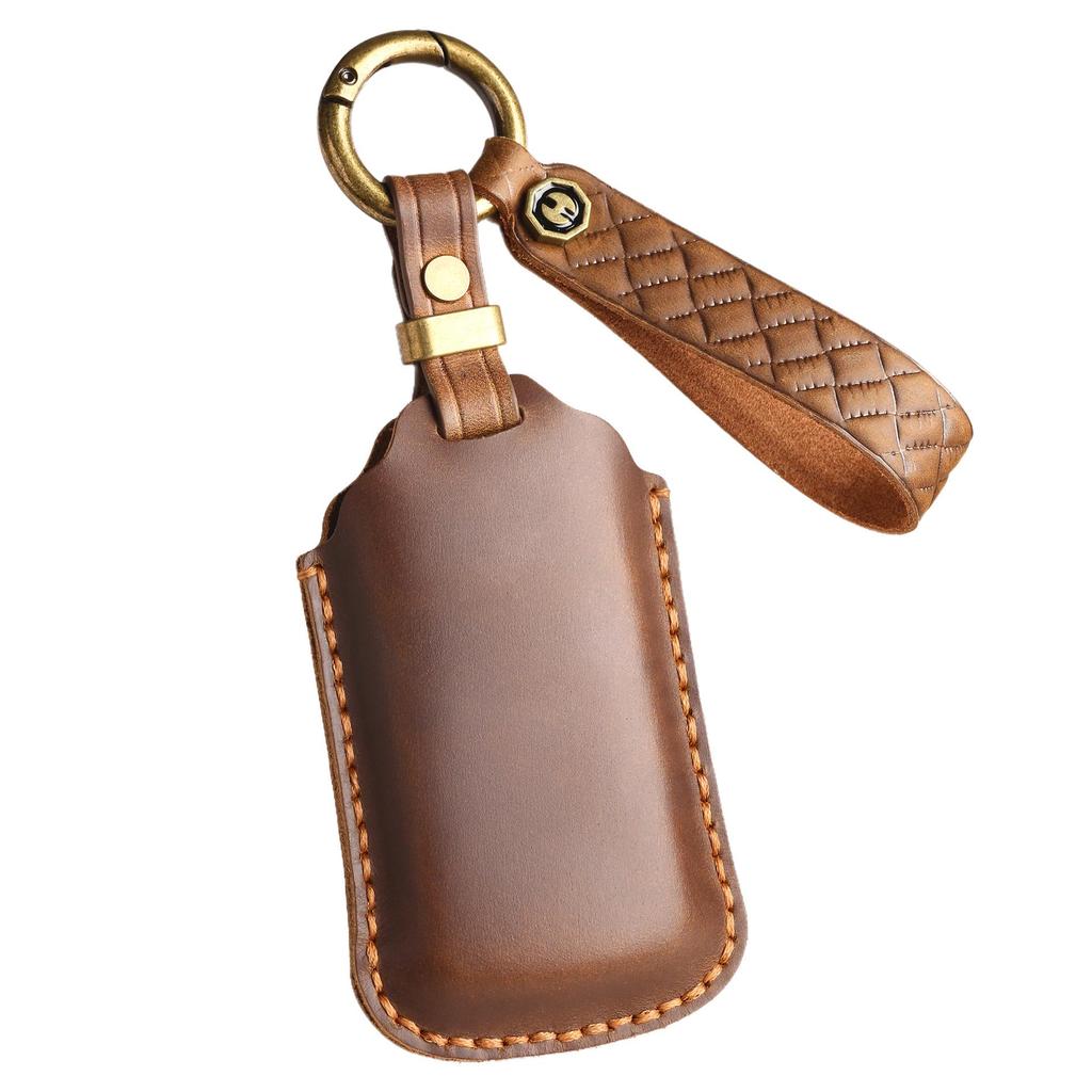 Vintage Leather Key Cover for 2011-2013 Honda Accord