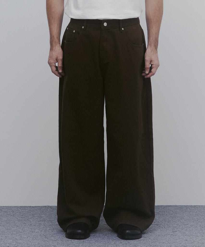 ANDAGAIN Big Boy Pants (Brown)