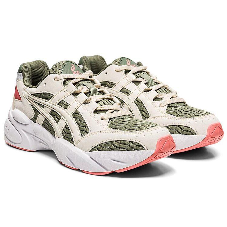 Asics Gel-Bnd Удобные кроссовки с низким верхом для бега Женские кроссовки Бело-зеленые 1022A186-300