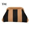 Quick Access Makeup Pouch Women Woven Striped Clutch Purse, Large Capacity Kiss Lock Organizer Cosmetic Pouch, Summer Beach Vacation Evening Dumpling