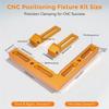 Fresh CNC Workpiece Positioning Fixture, CNC Vise/CNC Clamps For T-Slot & Perforated Tables - Engraving, And DIY Projects