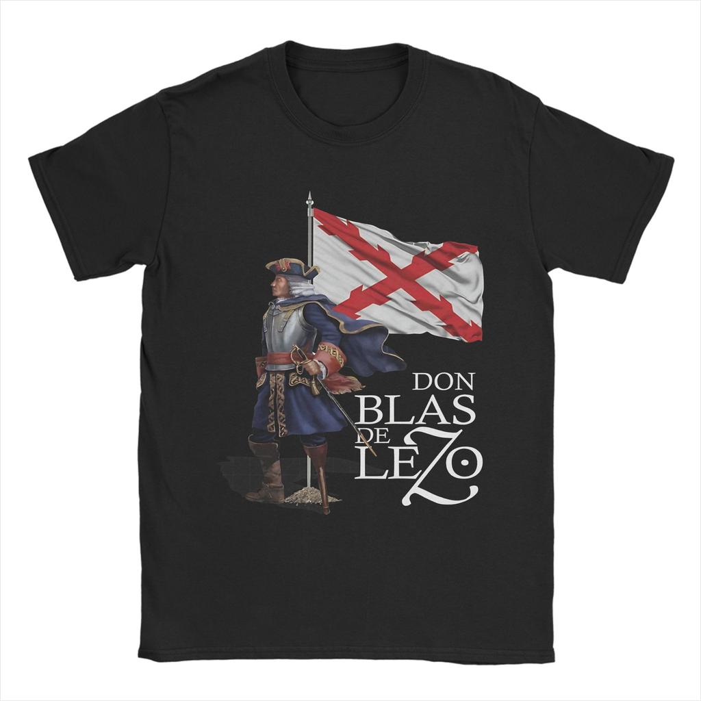 Unisex TShirts Blas de Lezo Spain flag burgundy cross Funny 100 Cotton Tee Shirt Short Sleeve T Shirts Round Neck Tops Printed