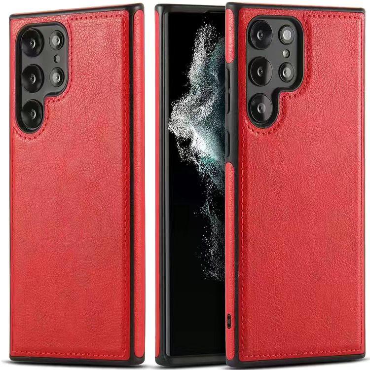 Ретро кожаный чехол для телефона Samsung S26 Ultra - Прочный ударопрочный с большими вырезами Делового стиля Полное покрытие для Samsung S26/S25/S24/S23/S22/Ultra/Plus