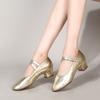 Мода Мода Универсальная Женская Обувь Лето Новые Каблуки Комфорт Нескользящие Женские Балетки Простой Темперамент Женская Кожаная Обувь