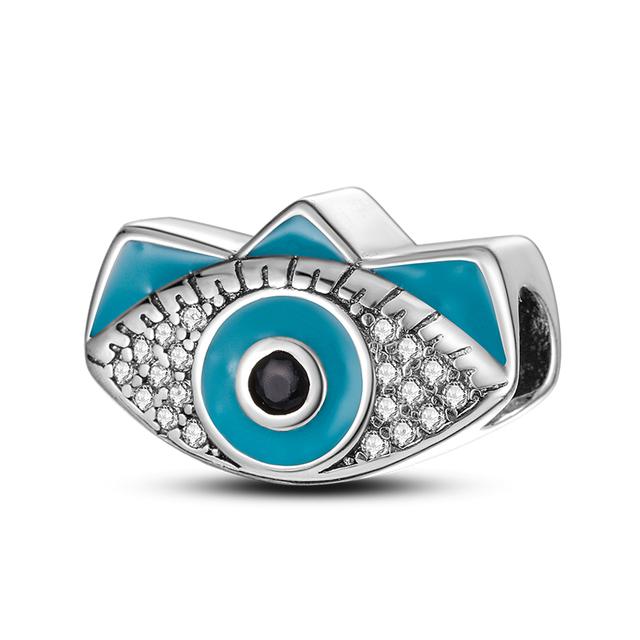 Подвески Plata Charms Of Ley 925 Elephant Katty Car Coffee, подвески, подходят для оригинального браслета Diy