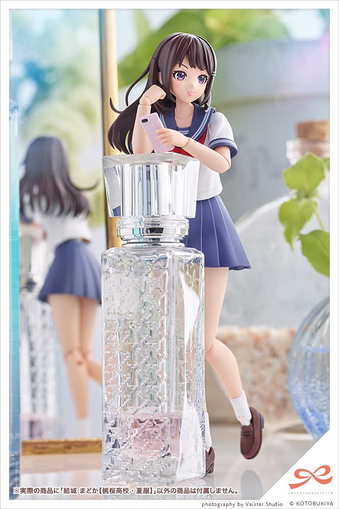 KOTOBUKIYA Sosai Garden Юки Мадока, высокая, масштаб 150 мм, пластиковая модель JK009 для девочек [школьная/летняя форма Момодзакура] приблизительно. 1/10