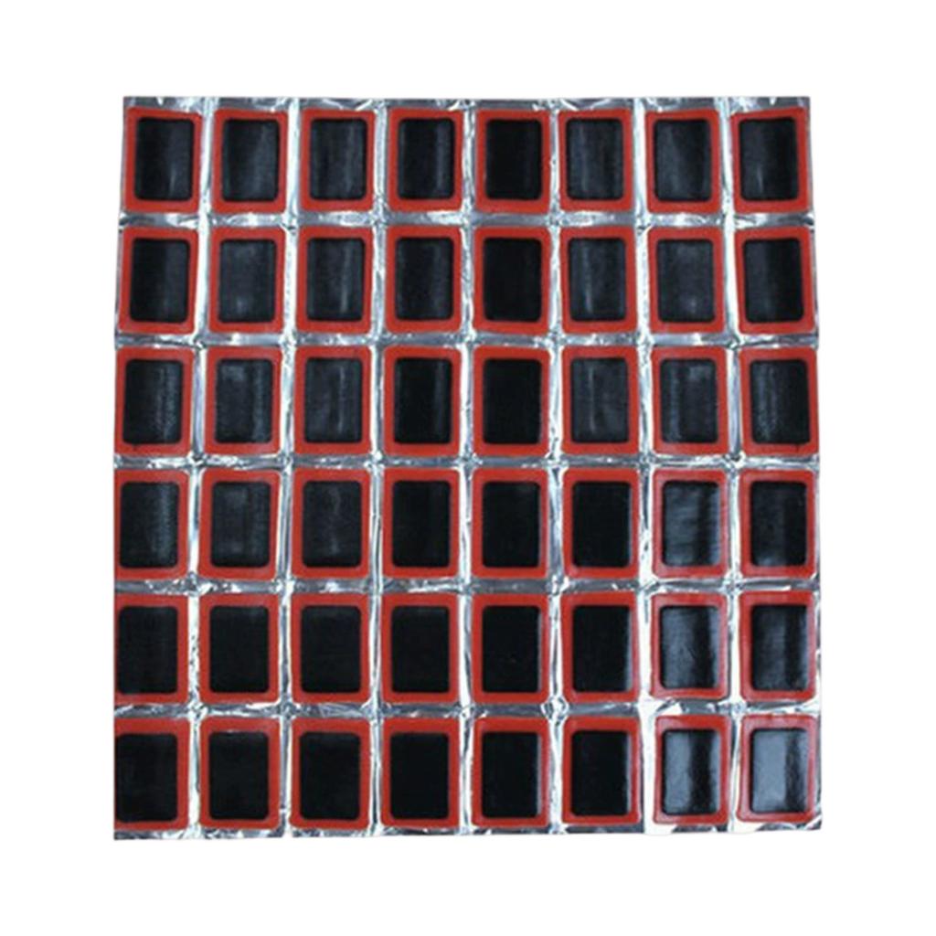 48 шт. Резиновые заплатки для ремонта велосипедных шин - Бесклеевой набор заплаток для камер для быстрого ремонта камер