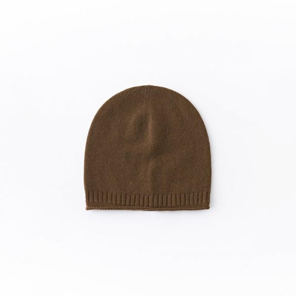 Dal Cashmere 30 Slouch Knit Beanie Olive