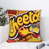Наволочка C-Cheetos с принтом еды Графическая наволочка Винтажные наволочки Для дивана Домашний декор