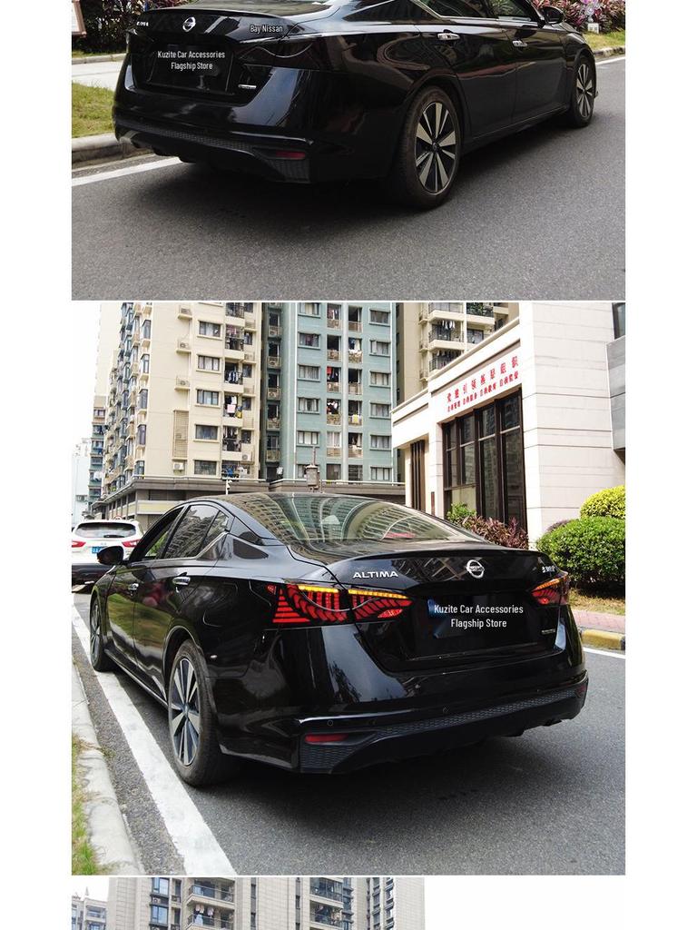 19-22 ALTIMA Teana LED Dragon Scale Tail Light: Daytime Running, Brake, Reverse, Fog