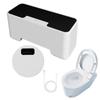 Type-C Rechargeable Induction Toilet Flusher Low Noise Automatic Flush Button Toilet Accessories