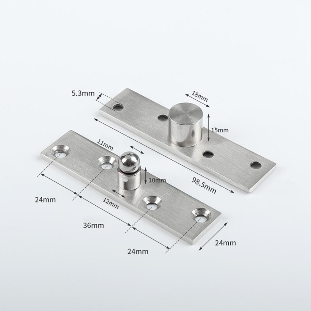 Шарнир с вращающимся валом из нержавеющей стали, верхний и нижний шарнир, прочный шарнир с позиционирующим валом, фурнитура для деревянных дверных петель