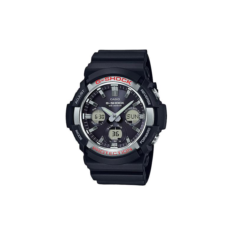 Casio Серия с двойным дисплеем LCD/Стрелки Серия G-SHOCK Элегантный Повседневный Универсальный Классический Двойной Дисплей Стрелки 3D Циферблат Спортивный Водонепроницаемый Кварц GAS-100-1A