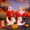 Милая фигурка мини-дракона 2023 года, украшение на год дракона, микроландшафтное украшение, миниатюрная игрушка для кукольного домика