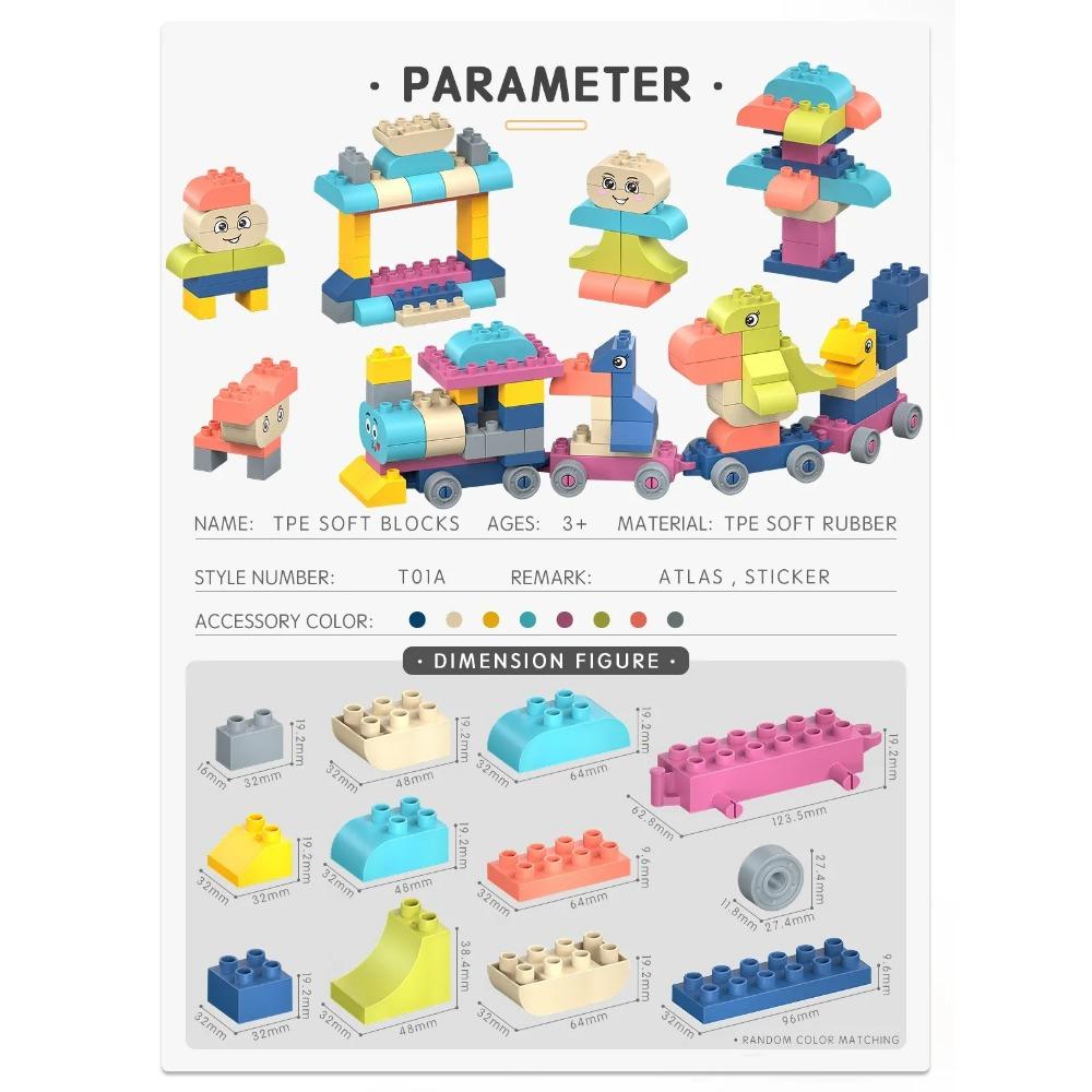 Развивающая пластиковая игрушка-конструктор, детские пазлы, развивающие игрушки, экологически чистые игрушки-конструкторы «сделай сам»