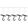 Versatile Hanging Flower Pots Bracket Sturdy Home Balcony Rail Hook for Plant and Lights Easy Install Planter Hanger