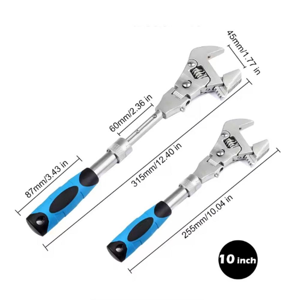 Flexible Telescopic Shaking Head Wrench with Rotating Head Torque Wrench Household Maintenance