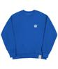 GRAVER [Unisex] Small Life Logo Flower Smile Sweatshirt_Cobalt Blue