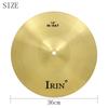 IRIN Медный тарелка 8''10''12'' дюйма Золотой гонг Барабан джазовый Прочный латунный Splash Crash Kide Хай-хэт Тарелки Аксессуар для ударных