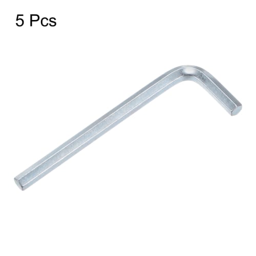 uxcell 5-Piece Hex Wrench Set, 5mm L-Shaped Alloy Steel Hex Keys, Short, Repair Tool for Tightening and Removing Screws, Assembly of Furniture, and Bi