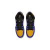 Детские кроссовки Air Jordan 1 Mid GS Lakers Purple Dark-Concord White DQ8423-517
