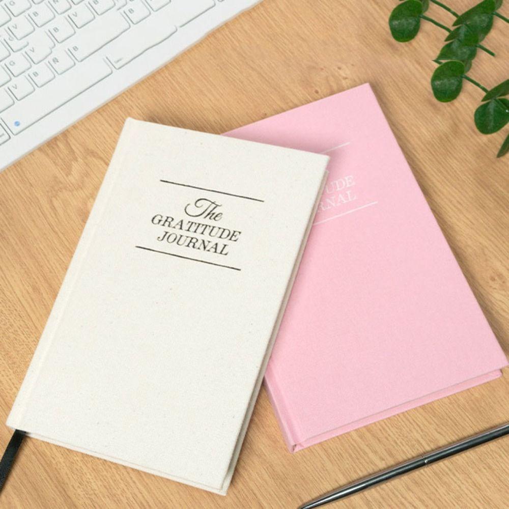 A5 Paper Daily Notebook Ribbon Bookmark Schedule Notebook Gratitude Journal Notebook Reflection