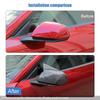 Декоративная рамка зеркала заднего вида, защитная накладка для Ford Mustang 2015 и новее с указателем поворота, автомобильные аксессуары для экстерьера, АБС-пластик