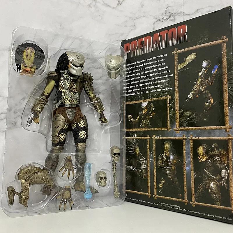 NECA Хищник Охотник в Джунглях из фильма «Чужой» Фигурка Миниатюрная Высококачественная Игрушка Полка для Книг Brinquedos Коллекционная Фигурка