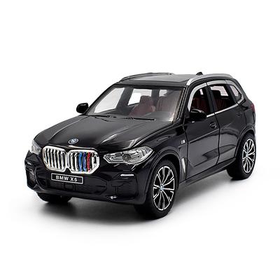 Масштаб 1/24 Модель автомобиля BMW X5 из сплава Внедорожник Коллекционная игрушечная машина Миниатюрная литая под давлением модель транспортного средства Масштабные игрушки Звук и свет Игрушки для детей Подарок