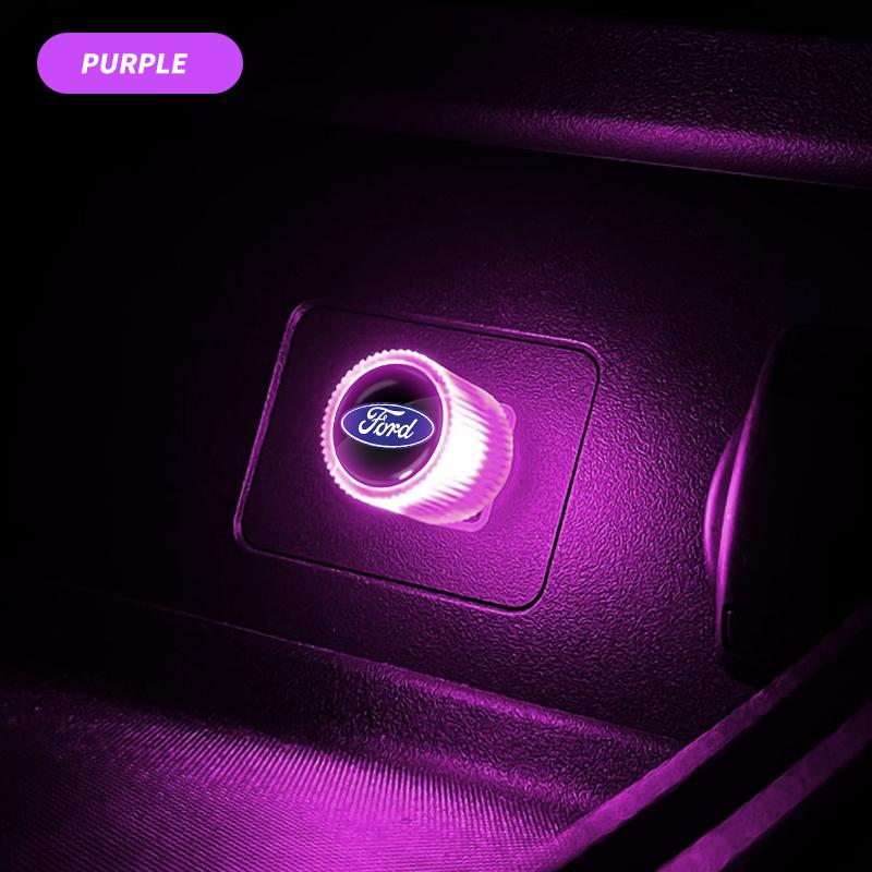 1pcs USB car interior LED car atmosphere lighting For Ford mk2 mk3 Ranger Mondeo mk4 S-MAX Kuga Mustang Fusion Car Styling