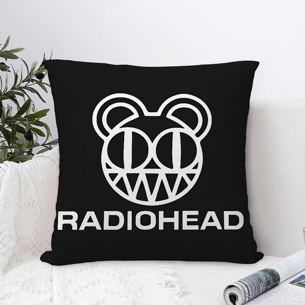 B-Британская группа RadioheadS Наволочка Плюшевая Ткань Мягкая Наволочка Двусторонняя Печать Чехол для Подушки Чехол для Декоративной Подушки
