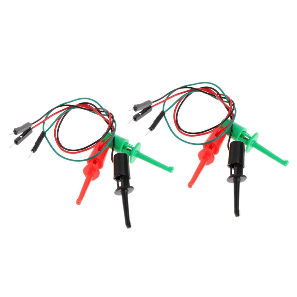 Test Hook With Male Head DuPont Line Transistor Tester Test Hook For Electrical Test Work Hook Type Test Clip Instrumentation