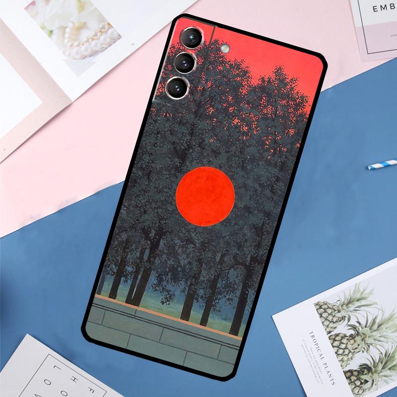 Rene Magritte Art Case For Samsung Galaxy S24 Ultra S20 S21 S22 S23 S25 Ultra S9 S10 Plus S25 FE Back Cover