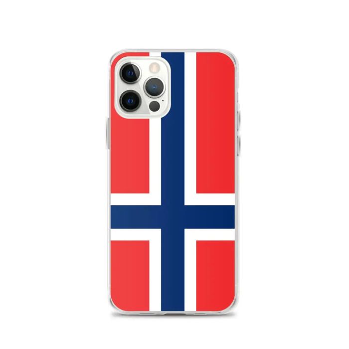 Coque Télephone Drapeau Svalbard Et De Jan Mayen - iPhone 12 Pro