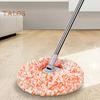 Высокоэффективная швабра с выдвижной ручкой, вращающаяся на 360 градусов, влажная и сухая швабра, двойная эффективность очистки, инструмент для уборки пола