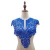 Off Embroidery Big Flowers Lace Neckline Fabric DIY Collar Lace Fabrics for Sewing Supplies Crafts
