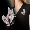 Diamond Butterfly Brooch Women's Ins Fashion Pin Corsage, Versatile Clothing Accessories