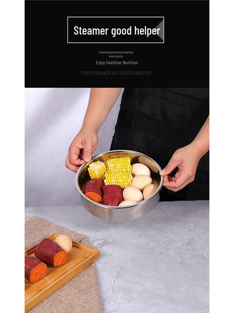 Универсальная углубленная пароварка из нержавеющей стали 304 для рисоварки, бытовая пароварочная решетка 345 л