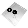 2 in 1 Design Router Table Insert Plate Woodworking Flip Board  For Woodworking Bench