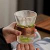 New High Quality Japanese Style Glass Coffee Mug Walnut Cup Sleeve Glass Cup Glasses Coffeeware Tea Mugs Beer Mug Gift Cup