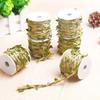 Simulation Leaves Twine Green Leaf Rattan Wax Line Handmade Decorative Braid Material Leaves Rope DIY Process Twine