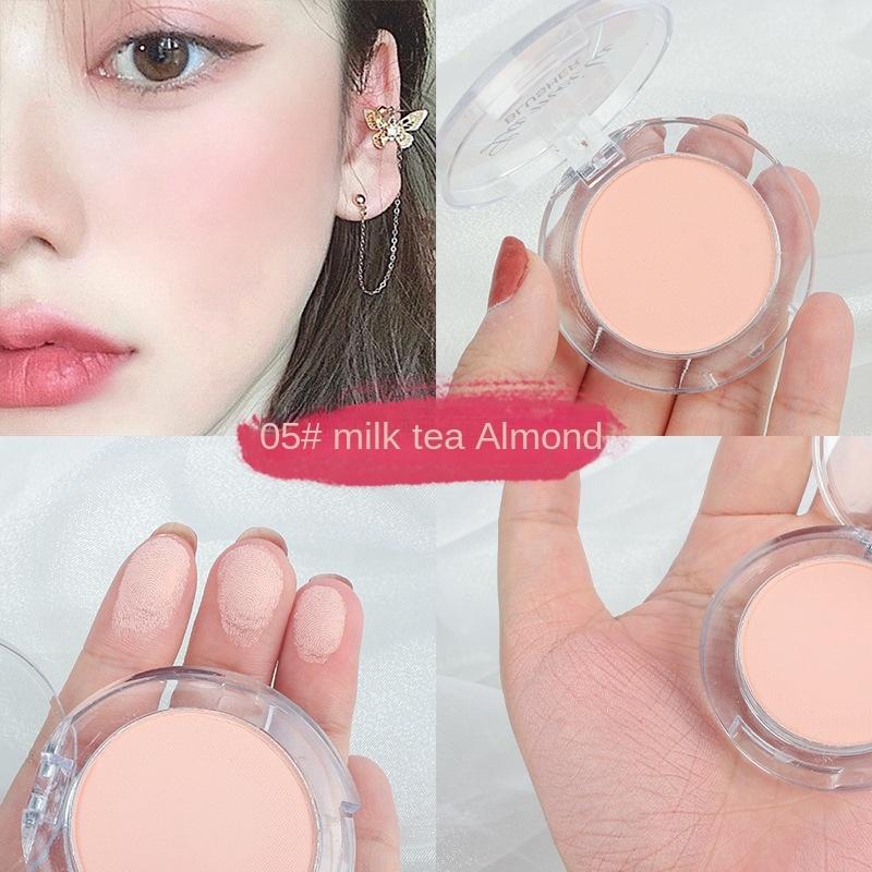 Monochrome Blush Face Brightening Long-lasting Waterproof Developing Nude Makeup Natural Highlights One Disc Beginner Blush Contouring Student Makeup