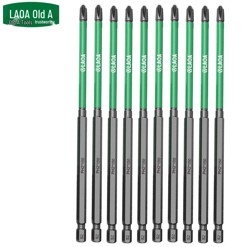 LAOA 1/4" Phillips Magnetic Impact Screwdriver Bits