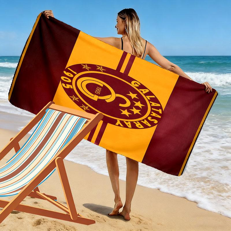 Пляжное полотенце с принтом Galatasaray Tribe, Большое мягкое быстросохнущее полотенце для пляжа, кемпинга, плавания